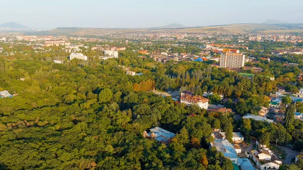 Jessentuki Russland Resort Park Park Der Kultur Und Freizeit Sonnenuntergang — Stockfoto
