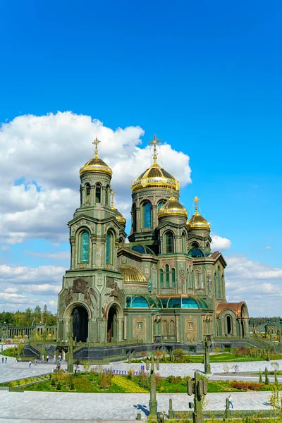 俄罗斯莫斯科地区 2020年8月21日 基督复活大教堂 俄罗斯武装部队的主要圣殿 — 图库照片