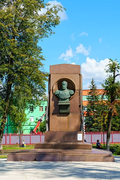 Tula Russia August 2020 Monument Mosin 图拉武器厂广场 — 图库照片