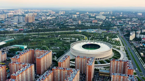 Krasnodar Rosja Sierpnia 2020 Krasnodar Stadion Piłkarski Klubu Tej Samej — Zdjęcie stockowe