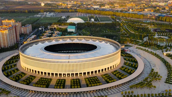 Krasnodar Russie Août 2020 Krasnodar Stadium Est Stade Football Situé — Photo