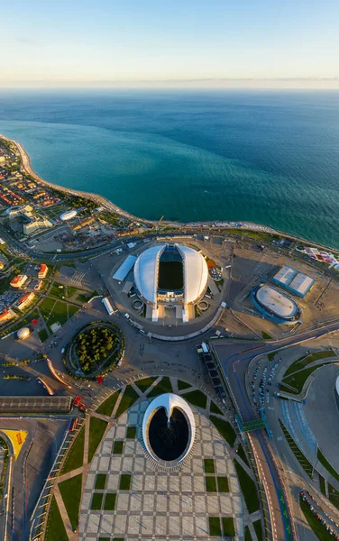 Sochi Rusia Septiembre 2021 Olympic Flame Bowl Fisht Arena Parque —  Fotos de Stock