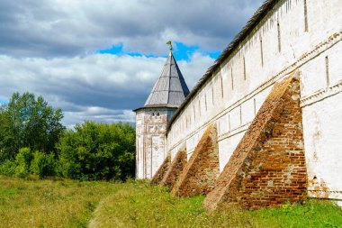 Pereslavl-Zalessky, Rusya. Kuzeybatı Kulesi. Goritsky Varsayım Manastırı