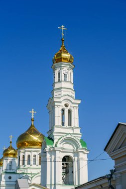 Rostov-na-Donu, Rusya. Kutsal Bakire 'nin Doğuşu' nun Rostov Katedrali. Çan kulesi