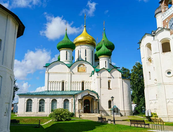 Suzdal Rusia Monasterio Spaso Evfimiev Monasterio Masculino Catedral Transfiguración —  Fotos de Stock