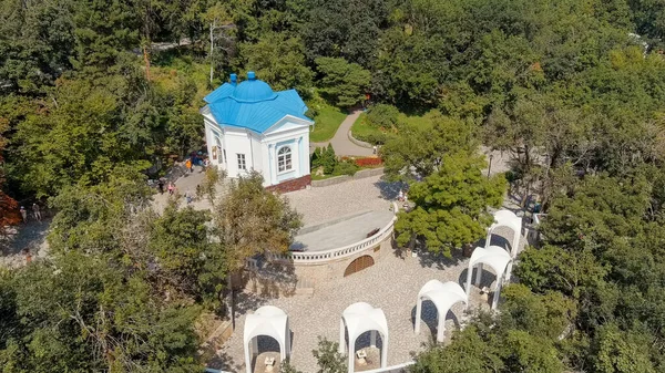 Zheleznovodsk Russia Slavyanovskiy Source Spa Park City Resort Aerial View — Stock Photo, Image