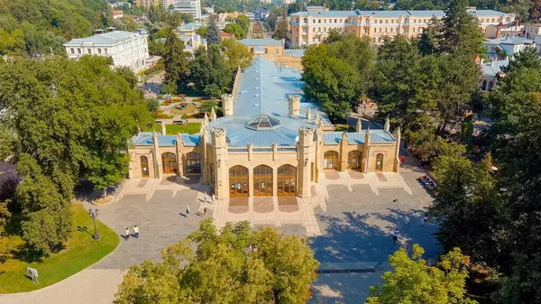Kislovodsk Rusya Narzan Galerisi Xix Yüzyılının Mimari Bir Anıtı Havadan — Stok fotoğraf