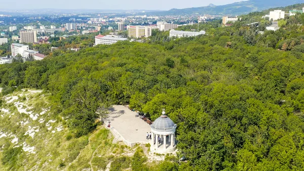 Pyatigorsk Rusko Hora Michajlovskaja Pozorovací Plošina Emanuelevsky Park Letecký Pohled — Stock fotografie