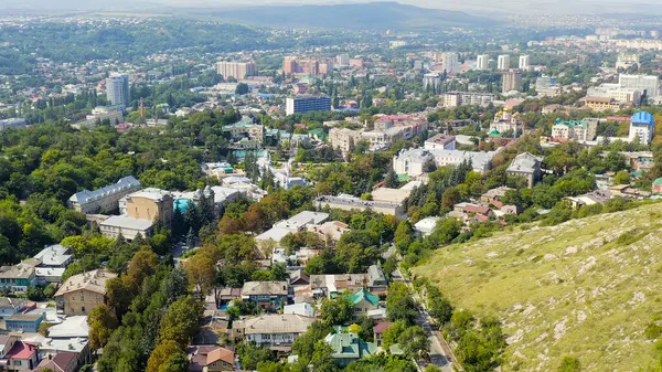 Pyatigorsk Oroszország Lermontov Galéria Park Flower Garden Aerial View — Stock Fotó