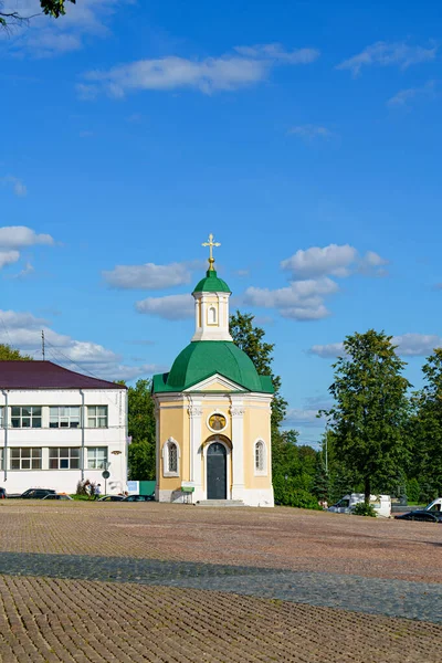 Sergiev Posad Oroszország 2020 Augusztus Krasznogorszkaja Kápolna Krasznogorszkaja Tér — Stock Fotó