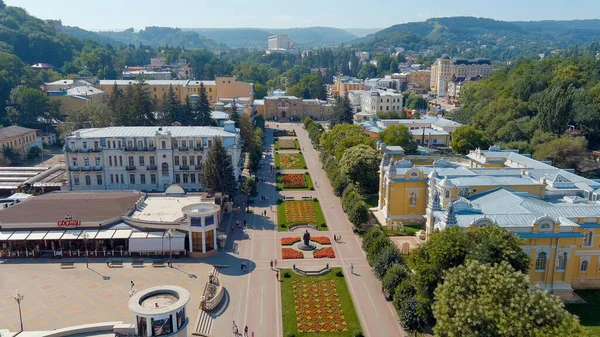 Kislovodsk Rusia Agosto 2021 Galería Narzan Monumento Arquitectónico Del Siglo — Foto de Stock