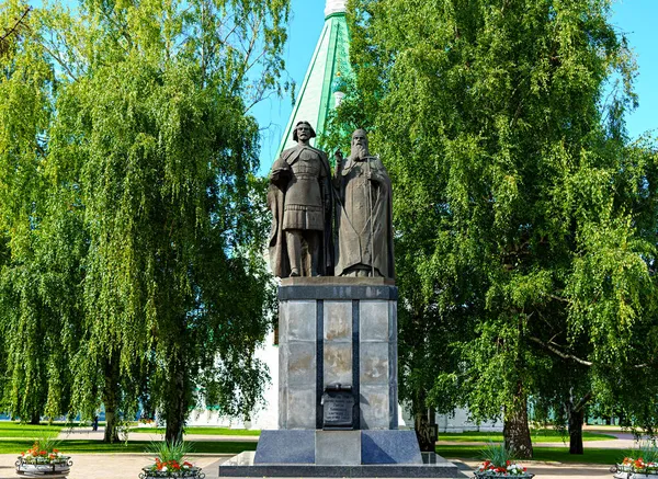 Nischni Nowgorod Russland August 2020 Denkmal Für Den Gründer Der — Stockfoto