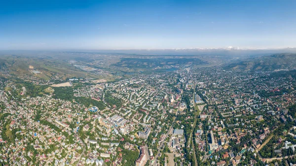 Kislovodsk Rusia Panorama Ciudad Las Montañas Vista Aérea —  Fotos de Stock