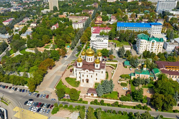 Ятигорськ Росія Спаський Собор Вид Повітря Літо — стокове фото