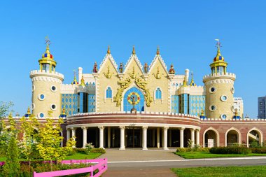 Kazan, Rusya - 6 Ağustos 2020: Ekiyat Kukla Tiyatrosu