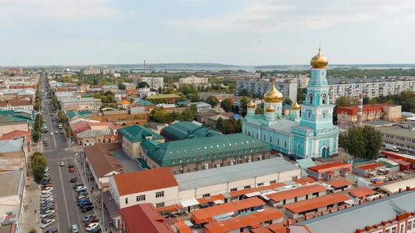 Syzran Russie Août 2021 Syzran Kremlin Tour Spassky Église Nativité — Photo