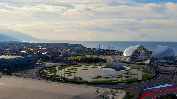 Sotchi Russie Septembre 2021 Olympic Sotchi Park Flame Bowl Olympique — Photo