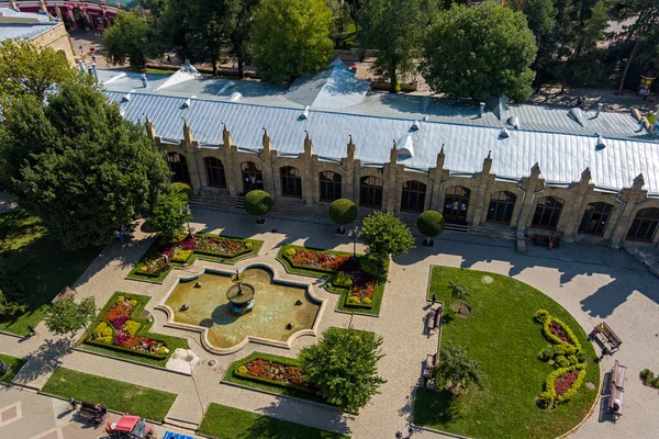 Kislovodsk Oroszország Narzan Galéria Xix Század Építészeti Emlékműve Kislovodsk Város — Stock Fotó
