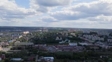 Dmitrov, Rusya. Dmitrov Kremlin 'de bulunan Kutsal Bakire Meryem' in Varsayımı Katedrali. 16. yüzyılın başlarında yapılmış bir mimari anıt. 4K