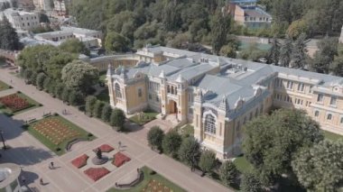 Kislovodsk, Rusya. Ana Narzan Hamamları, Kislovodsk. Kurortny Bulvarı. 4K