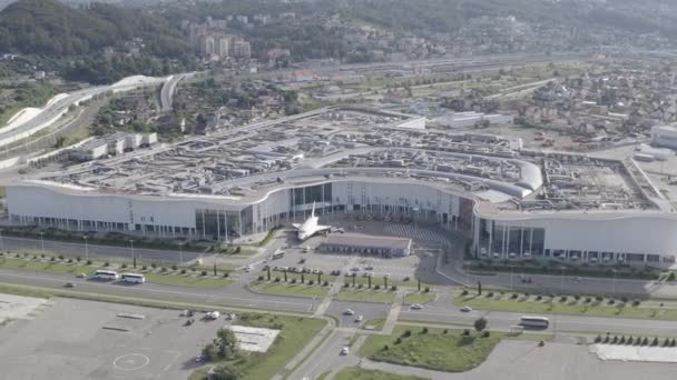 Sochi, Russia. Hotel Omega Sirius. Sirius Science and Art Park. Università. Orario del mattino. 4K — Video Stock