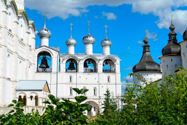 Rostov, Rusya. Kutsal Bakire Meryem 'in Varsayımı Katedrali' nin çanı. Rostov Kremlin