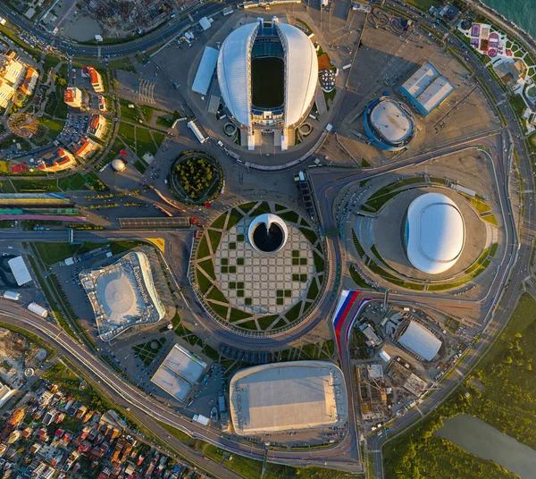 Sochi Russia Вересня 2021 Боул Olympic Flame Sochi Autodrom Track — стокове фото