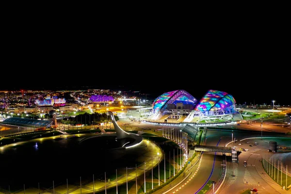 Sochi Russia September 2021 Bowl Olympic Flame Sochi Autodrom Track — Stock Photo, Image