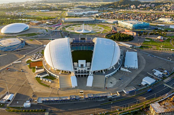 Sotschi Russland September 2021 Fisht Arena Schale Der Olympischen Flamme — Stockfoto