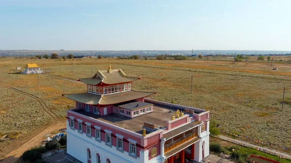 Elista Rosja Syakusn Syume Jest Świątynią Buddyjską Republice Kalmykii Oficjalna — Zdjęcie stockowe