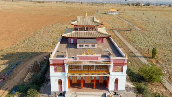 Elista Rusko Syakusn Syume Buddhistický Chrám Republice Kalmykia Oficiální Název — Stock fotografie