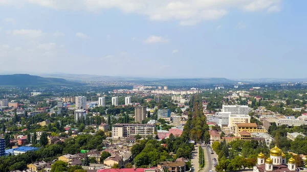 Pyatigorsk Rusland Panorama Van Stad Vanuit Lucht Uitzicht Lucht — Stockfoto