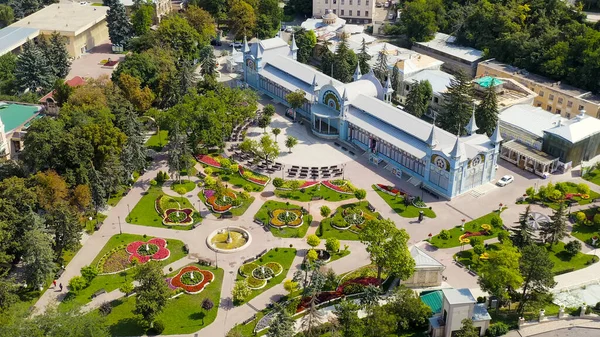 Черногория 2006 Галерея Лермонтова Парк Цветочный Сад Вид Воздуха — стоковое фото