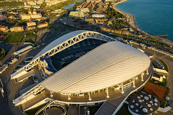 Sochi Ρωσία Σεπτεμβρίου 2021 Fisht Arena Ανάχωμα Του Ολυμπιακού Πάρκου — Φωτογραφία Αρχείου