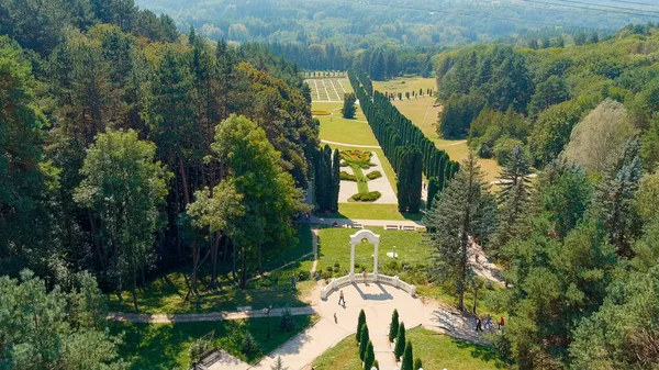 Kislovodsk Rusia Valle Rosas Kislovodsk Vista Aérea Verano — Foto de Stock