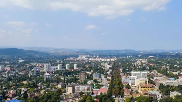 Pyatigorsk Rusland Panorama Van Stad Vanuit Lucht Uitzicht Lucht — Stockfoto