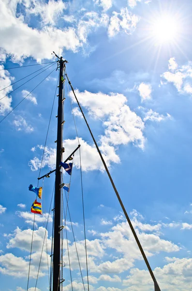 Mástil del barco — Foto de Stock