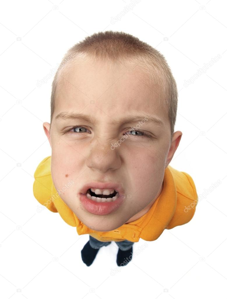 Niño tonto — Foto de stock #19624245 © Mactrunk, image size:779x1023