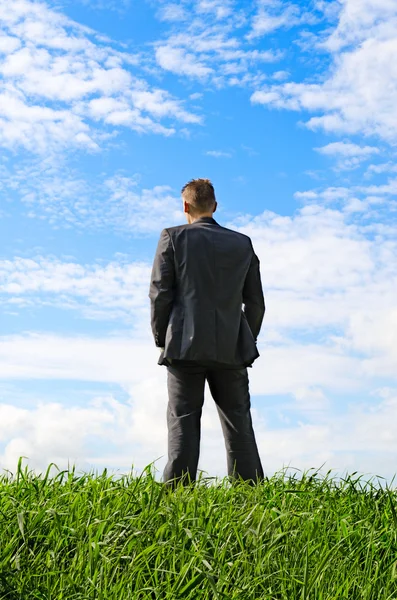 Dreaming businessman — Stock Photo, Image