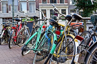 Amsterdam'da Bisiklet