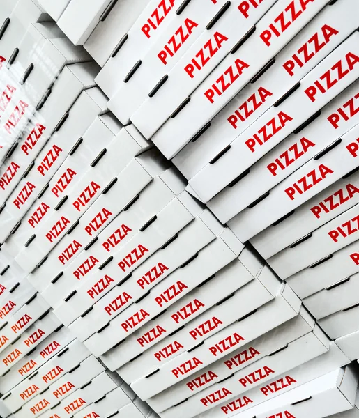 Pizza boxes — Stock Photo, Image