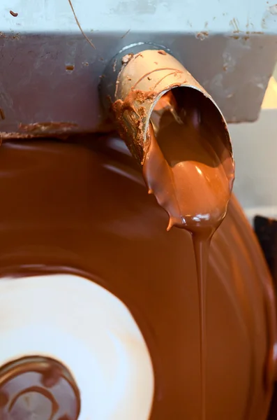 Fabrication de chocolat — Photo
