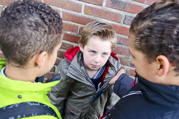 Rapazes bullying — Fotografia de Stock