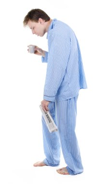 Pijama'nın çok yorgun adam