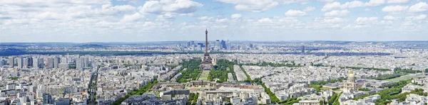Vue panoramique réelle de Paris — Photo