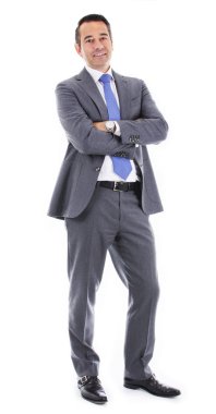 Takım elbiseli kolay iş adamı