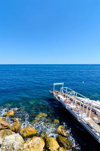 Monaco mavi okyanus — Stok fotoğraf
