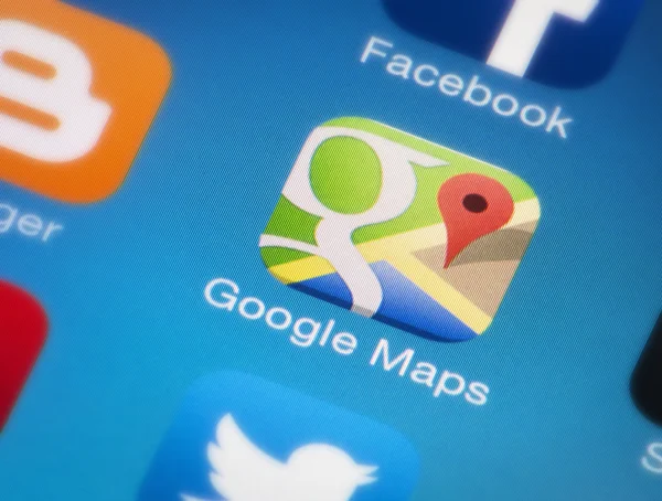 Google maps — Stock Photo, Image