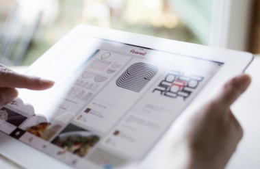 Pinterest tablet PC'de