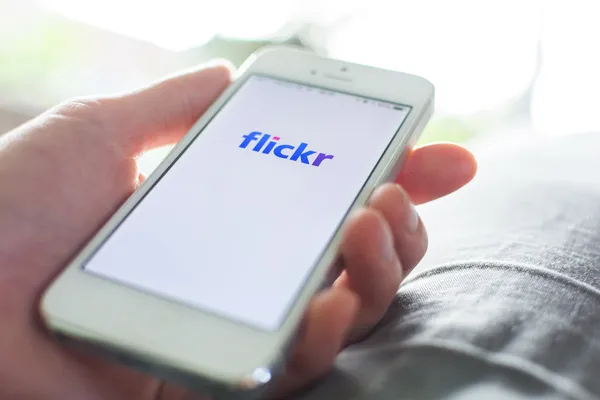 Flickr. — Fotografia de Stock